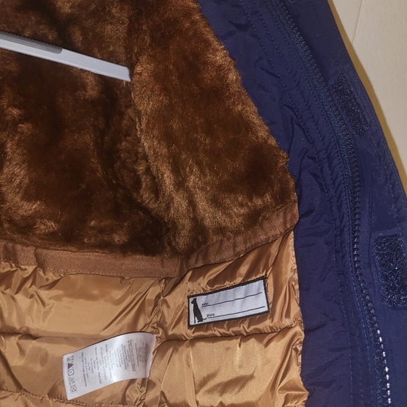 NWT Eddie Bauer Superior Down Parka Toddler Size 2 Navy Blue - Picture 6 of 13